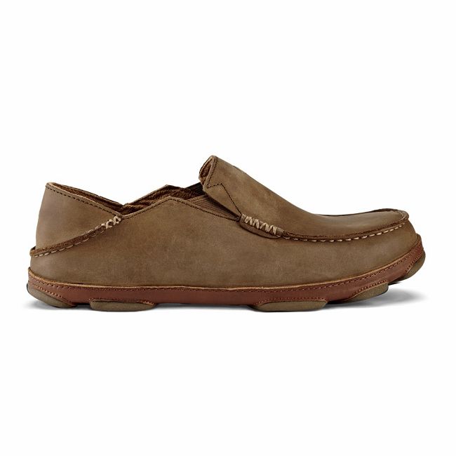 Zapatos Olukai Moloā - Zapatos Hombre Cafes 20762-438